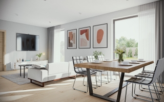 príklad interiéru domu