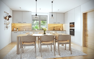 príklad interiéru domu