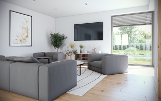 príklad interiéru domu