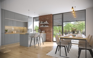 príklad interiéru domu