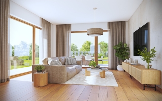 príklad interiéru domu