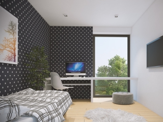 príklad interiéru domu