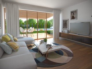 príklad interiéru domu