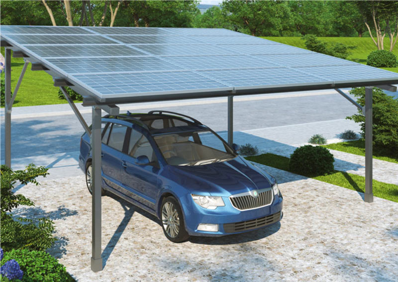 obrázok Fotovoltaická elektráreň v prístrešku